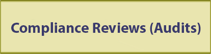 compliance reviews (audits)